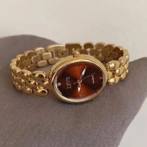 Oval Burgundy Watch